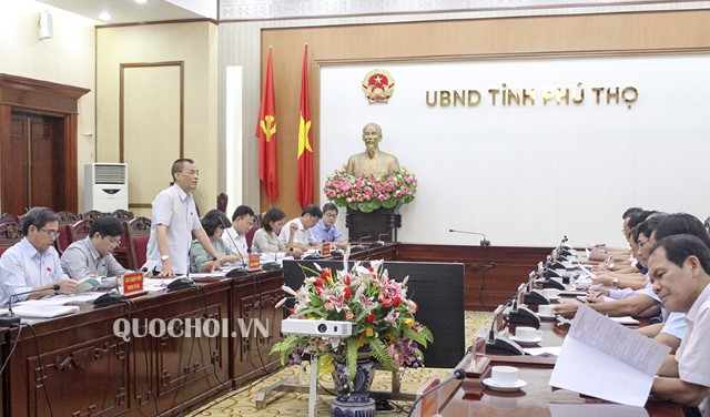 ỦY BAN KHOA HỌC CÔNG NGHỆ VÀ MÔI TRƯỜNG LÀM VIỆC VỚI UBND TỈNH PHÚ THỌ